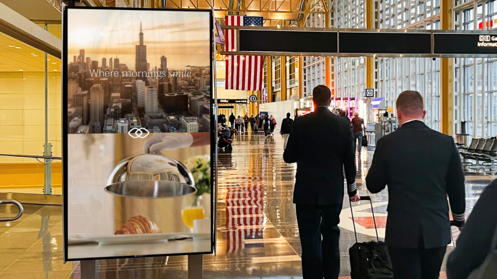 Sofitel DOOH campaign with Displayce