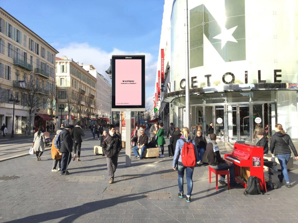 Scalapay Displayce DOOH campaign